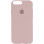 Силіконовий чохол Silicone Case Full Protective (AA) для Apple iPhone 7 plus / 8 plus (5.5) - Рожевий / Chalk Pink