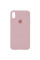 Силіконовий чохол Silicone Case Full Protective (AA) для Apple iPhone X / XS (5.8) - Рожевий / Pink Sand - фото