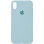 Силіконовий чохол Silicone Case Full Protective (AA) для Apple iPhone X / XS (5.8) - Бірюзовий / Turquoise