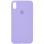 Силіконовий чохол Silicone Case Full Protective (AA) для Apple iPhone X / XS (5.8) - Бузковий / Dasheen