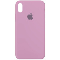 Силіконовий чохол Silicone Case Full Protective (AA) для Apple iPhone X / XS (5.8) - Ліловий / Lilac Pride
