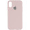 Силіконовий чохол Silicone Case Full Protective (AA) для Apple iPhone X / XS (5.8) - Рожевий / Chalk Pink