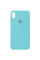 Силіконовий чохол Silicone Case Full Protective (AA) для Apple iPhone XR (6.1) - Бірюзовий / Marine Green - фото