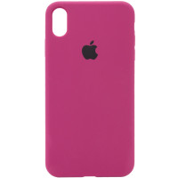 Силіконовий чохол Silicone Case Full Protective (AA) для Apple iPhone XR (6.1) - Бордовий / Maroon