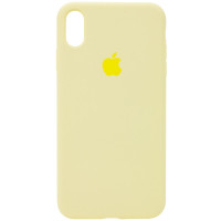 Силіконовий чохол Silicone Case Full Protective (AA) для Apple iPhone XR (6.1) - Жовтий / Mellow Yellow