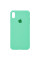 Силіконовий чохол Silicone Case Full Protective (AA) для Apple iPhone XR (6.1) - Зелений / Spearmint - фото