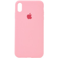 Силіконовий чохол Silicone Case Full Protective (AA) для Apple iPhone XR (6.1) - Рожевий / Pink