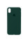 Силіконовий чохол Silicone Case Full Protective (AA) для Apple iPhone XR (6.1) - Зелений / Forest green - фото
