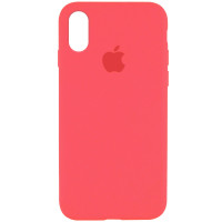 Силіконовий чохол Silicone Case Full Protective (AA) для Apple iPhone XR (6.1) - Кавуновий / Watermelon red