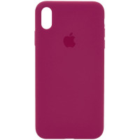 Силіконовий чохол Silicone Case Full Protective (AA) для Apple iPhone XR (6.1) - Червоний / Rose Red