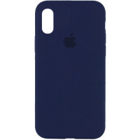 Силіконовий чохол Silicone Case Full Protective (AA) для Apple iPhone XR (6.1) - Синій / Deep navy