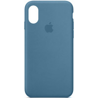 Силіконовий чохол Silicone Case Full Protective (AA) для Apple iPhone XR (6.1) - Синій / Blue Jay