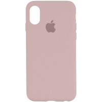 Силіконовий чохол Silicone Case Full Protective (AA) для Apple iPhone XR (6.1) - Рожевий / Chalk Pink