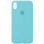 Силіконовий чохол Silicone Case Full Protective (AA) для Apple iPhone XS Max (6.5) - Бірюзовий / Marine Green