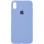 Силіконовий чохол Silicone Case Full Protective (AA) для Apple iPhone XS Max (6.5) - Блакитний / Lilac Blue