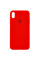 Силиконовый чехол Silicone Case Full Protective (AA) для Apple iPhone XS Max (6.5) - Красный / Red - фото