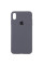 Силіконовий чохол Silicone Case Full Protective (AA) для Apple iPhone XS Max (6.5) - Сірий / Dark Gray - фото