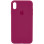 Силіконовий чохол Silicone Case Full Protective (AA) для Apple iPhone XS Max (6.5) - Червоний / Rose Red