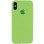 Силіконовий чохол Silicone Case Full Protective (AA) для Apple iPhone XS Max (6.5) - М'ятний / Mint