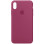 Силіконовий чохол Silicone Case Full Protective (AA) для Apple iPhone XS Max (6.5) - Малиновий / Pomegranate