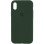 Силіконовий чохол Silicone Case Full Protective (AA) для Apple iPhone XS Max (6.5) - Зелений / Cyprus Green