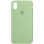 Силіконовий чохол Silicone Case Full Protective (AA) для Apple iPhone XS Max (6.5) - Зелений / Pistachio