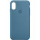 Силіконовий чохол Silicone Case Full Protective (AA) для Apple iPhone XS Max (6.5) - Синій / Blue Jay
