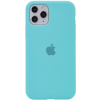 Силіконовий чохол Silicone Case Full Protective (AA) для Apple iPhone 11 Pro (5.8) - Бірюзовий / Marine Green