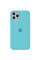 Силіконовий чохол Silicone Case Full Protective (AA) для Apple iPhone 11 Pro (5.8) - Бірюзовий / Marine Green - фото