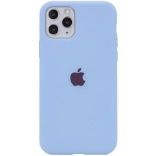 Силиконовый чехол Silicone Case Full Protective (AA) для Apple iPhone 11 Pro (5.8) - Голубой / Lilac Blue