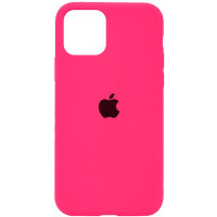 Силіконовий чохол Silicone Case Full Protective (AA) для Apple iPhone 11 Pro (5.8) - Рожевий / Barbie pink