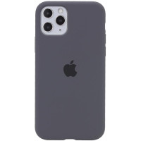 Силіконовий чохол Silicone Case Full Protective (AA) для Apple iPhone 11 Pro (5.8) - Сірий / Dark Gray