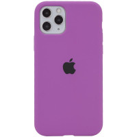 Силіконовий чохол Silicone Case Full Protective (AA) для Apple iPhone 11 Pro (5.8) - Фіолетовий / Grape