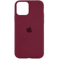 Силіконовий чохол Silicone Case Full Protective (AA) для Apple iPhone 11 Pro (5.8) - Бордовий / Plum