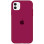 Силіконовий чохол Silicone Case Full Protective (AA) для Apple iPhone 11 (6.1) - Бордовий / Maroon