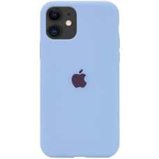 Силиконовый чехол Silicone Case Full Protective (AA) для Apple iPhone 11 (6.1) - Голубой / Lilac Blue