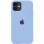 Силіконовий чохол Silicone Case Full Protective (AA) для Apple iPhone 11 (6.1) - Блакитний / Lilac Blue