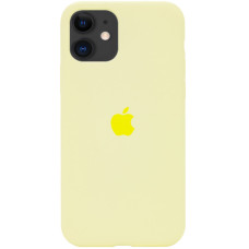 Силіконовий чохол Silicone Case Full Protective (AA) для Apple iPhone 11 (6.1) - Жовтий / Mellow Yellow