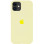 Силіконовий чохол Silicone Case Full Protective (AA) для Apple iPhone 11 (6.1) - Жовтий / Mellow Yellow