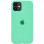 Силіконовий чохол Silicone Case Full Protective (AA) для Apple iPhone 11 (6.1) - Зелений / Spearmint