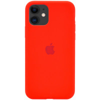 Силиконовый чехол Silicone Case Full Protective (AA) для Apple iPhone 11 (6.1) - Красный / Red
