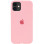 Силіконовий чохол Silicone Case Full Protective (AA) для Apple iPhone 11 (6.1) - Рожевий / Pink