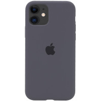 Силіконовий чохол Silicone Case Full Protective (AA) для Apple iPhone 11 (6.1) - Сірий / Dark Gray
