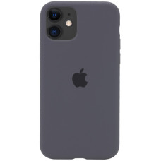 Силіконовий чохол Silicone Case Full Protective (AA) для Apple iPhone 11 (6.1) - Сірий / Dark Gray