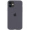 Силіконовий чохол Silicone Case Full Protective (AA) для Apple iPhone 11 (6.1) - Сірий / Dark Gray