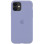 Силіконовий чохол Silicone Case Full Protective (AA) для Apple iPhone 11 (6.1) - Сірий / Lavender Gray