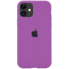 Силиконовый чехол Silicone Case Full Protective (AA) для Apple iPhone 11 (6.1) - Фиолетовый / Grape