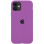 Силіконовий чохол Silicone Case Full Protective (AA) для Apple iPhone 11 (6.1) - Фіолетовий / Grape