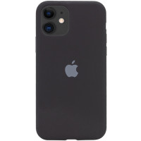 Силіконовий чохол Silicone Case Full Protective (AA) для Apple iPhone 11 (6.1) - Чорний / Black