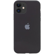 Силіконовий чохол Silicone Case Full Protective (AA) для Apple iPhone 11 (6.1) - Чорний / Black